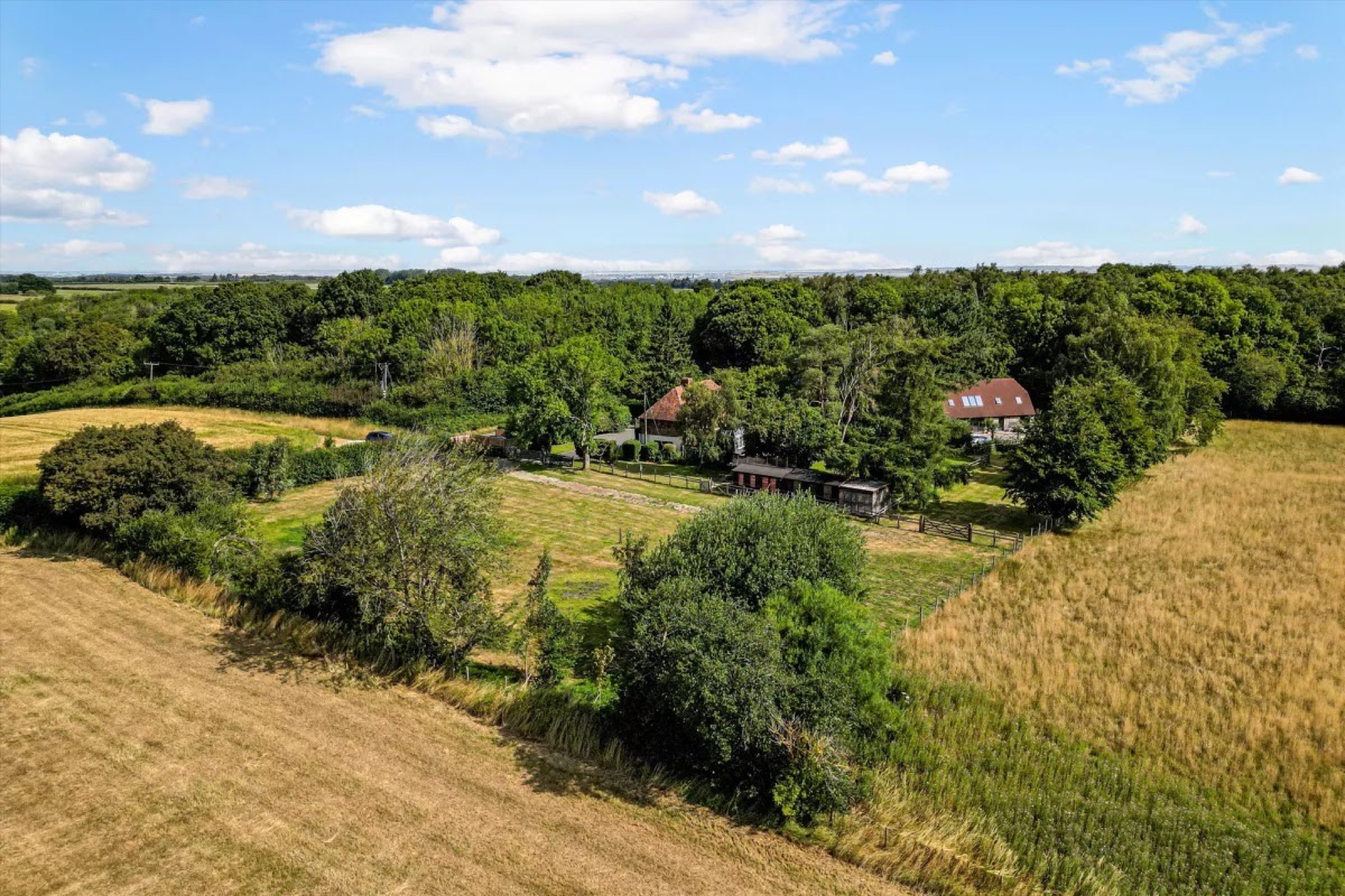 Aerial context of the Sevenoaks site